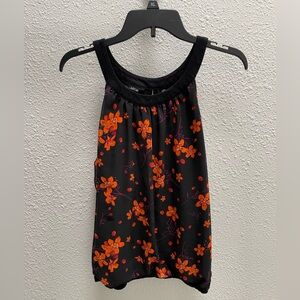 Apt. 9 Women’s Sleeveless Top - Size XL - Black/Orange/Burgandy/Gold- EUC